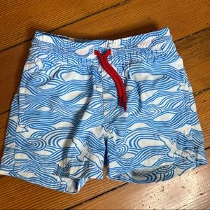 the Beaufort Bonnet Blue Wave Boys Swimsuit 12-18 months